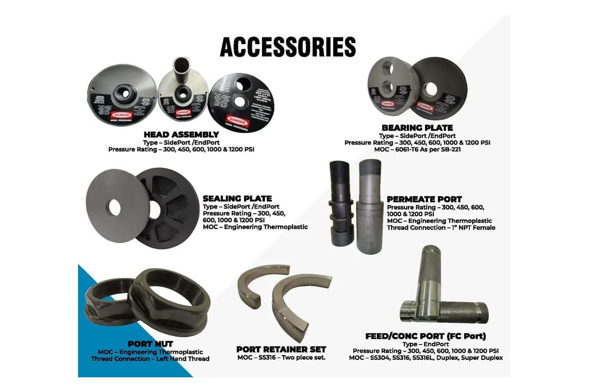 FRP vessel accessories